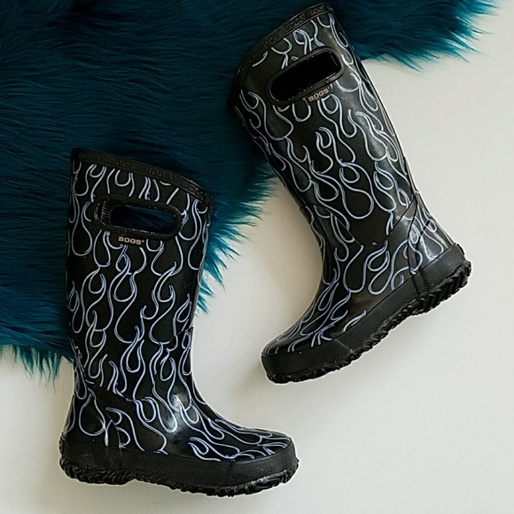 Bogs Other - Bogs Rain Boots Black Blue Size 13